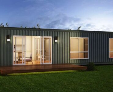 Umgebautes Containerhaus – 40 Fuß